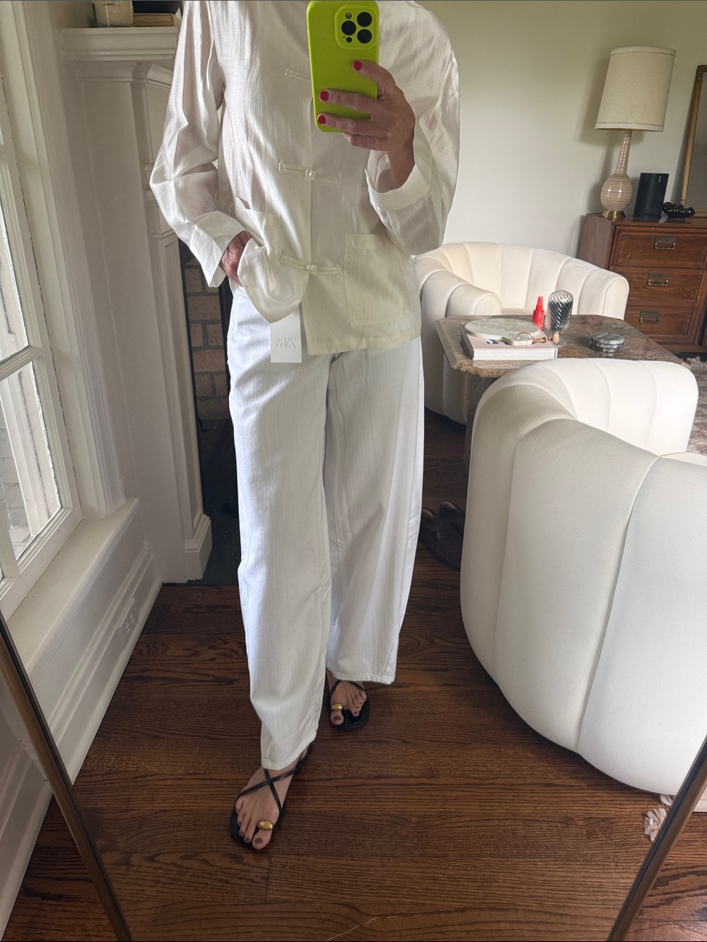 Zara Sold Out Black Leather Strappy Sandals w/ Gold Toe Accent | Minimalist Chic